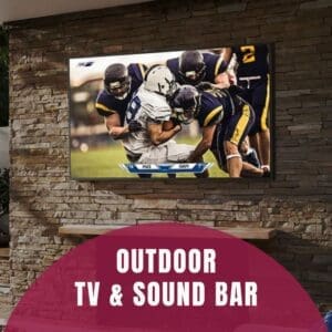 Outdoor TV & Sound bar Raffle