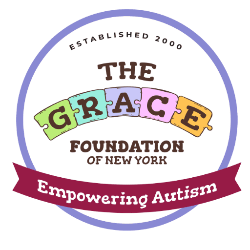 Logo of The GRACE Foundation of New York with the slogan "Empowering Autism.